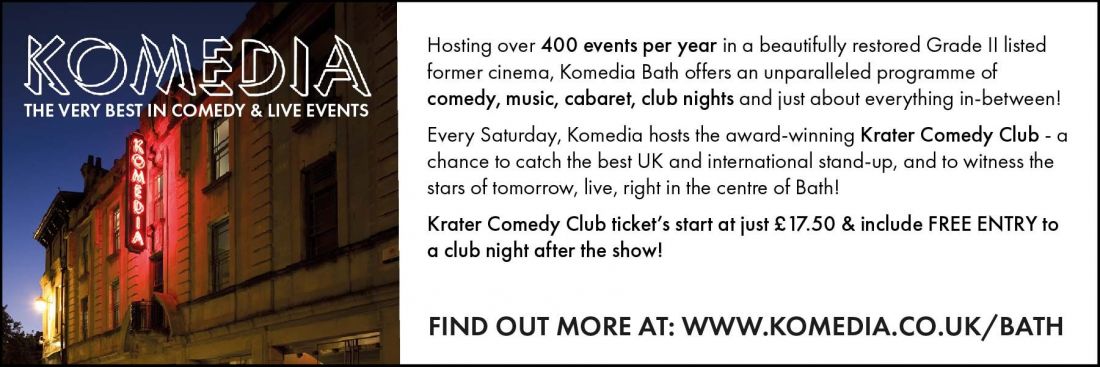 Things to do in Bath visit Komedia